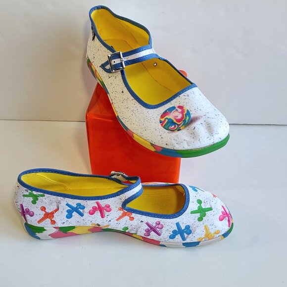 Hot Chocolate Design Chocolaticas Rainbow JAX Mary Jane Flats Shoes EU 41/US 11 - Picture 4 of 15